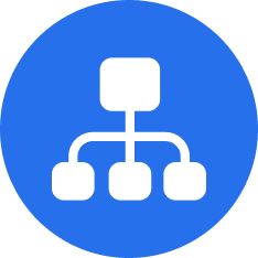 Icon of 4 arrows pointing clockwise in a circle