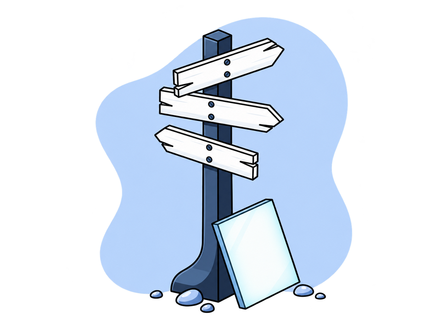 Three Signed Post