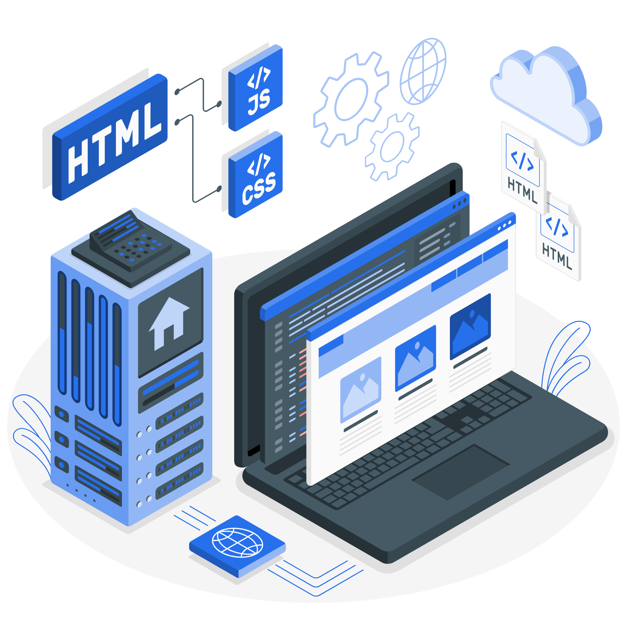 Static website-amico Our services