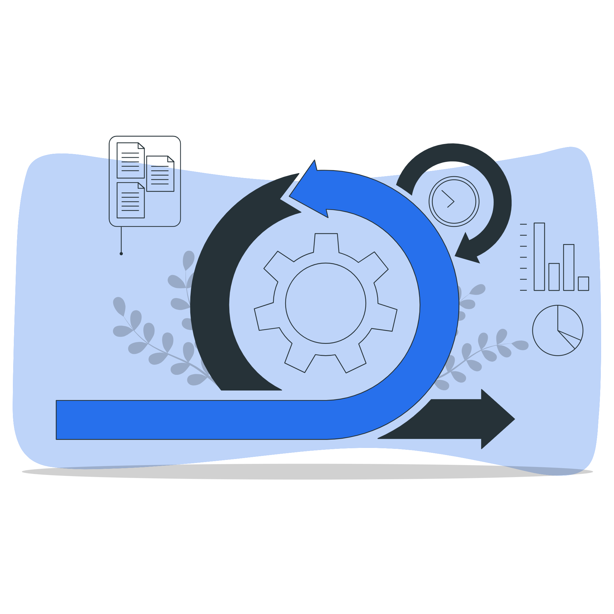 graphic icon of an arrow and circle